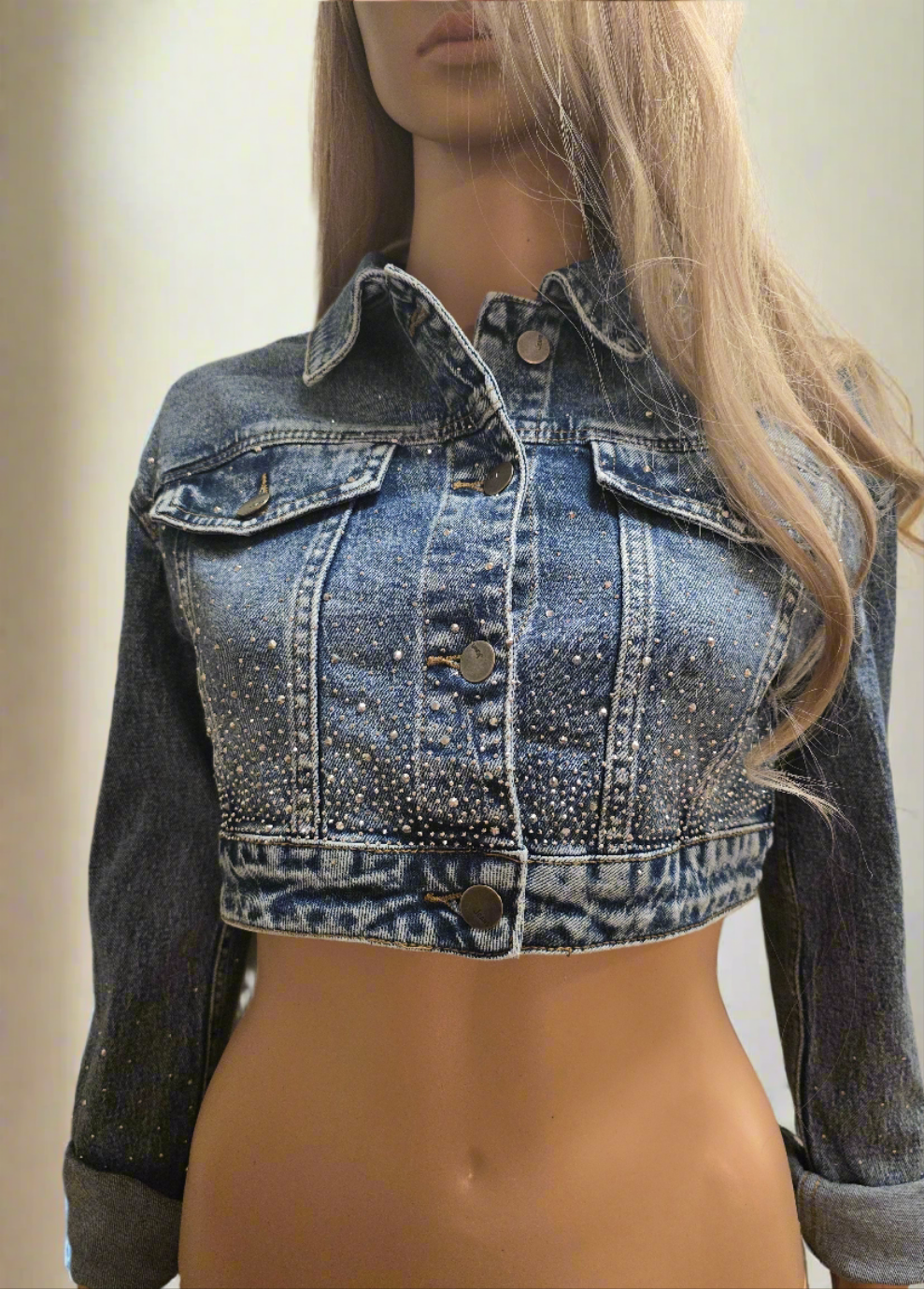 Kurze Jeansjacke