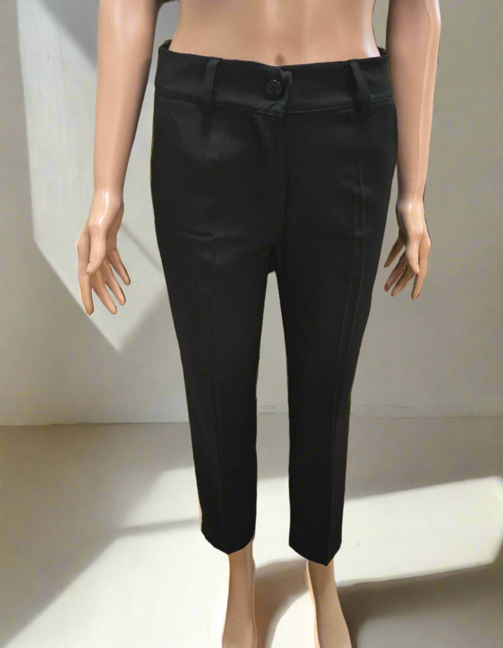 Schwarze Basic Hosen