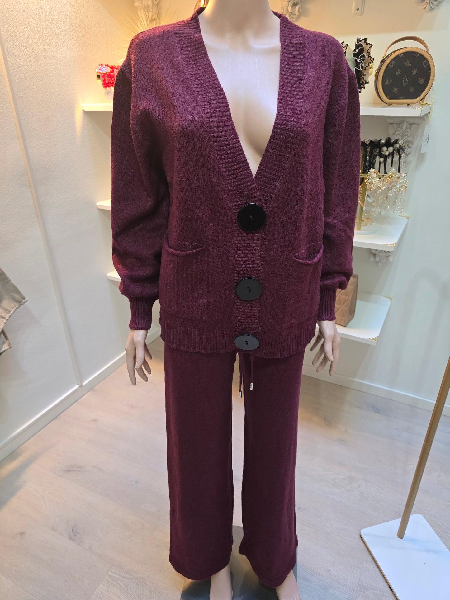 Pullover Set mit Knöpfe