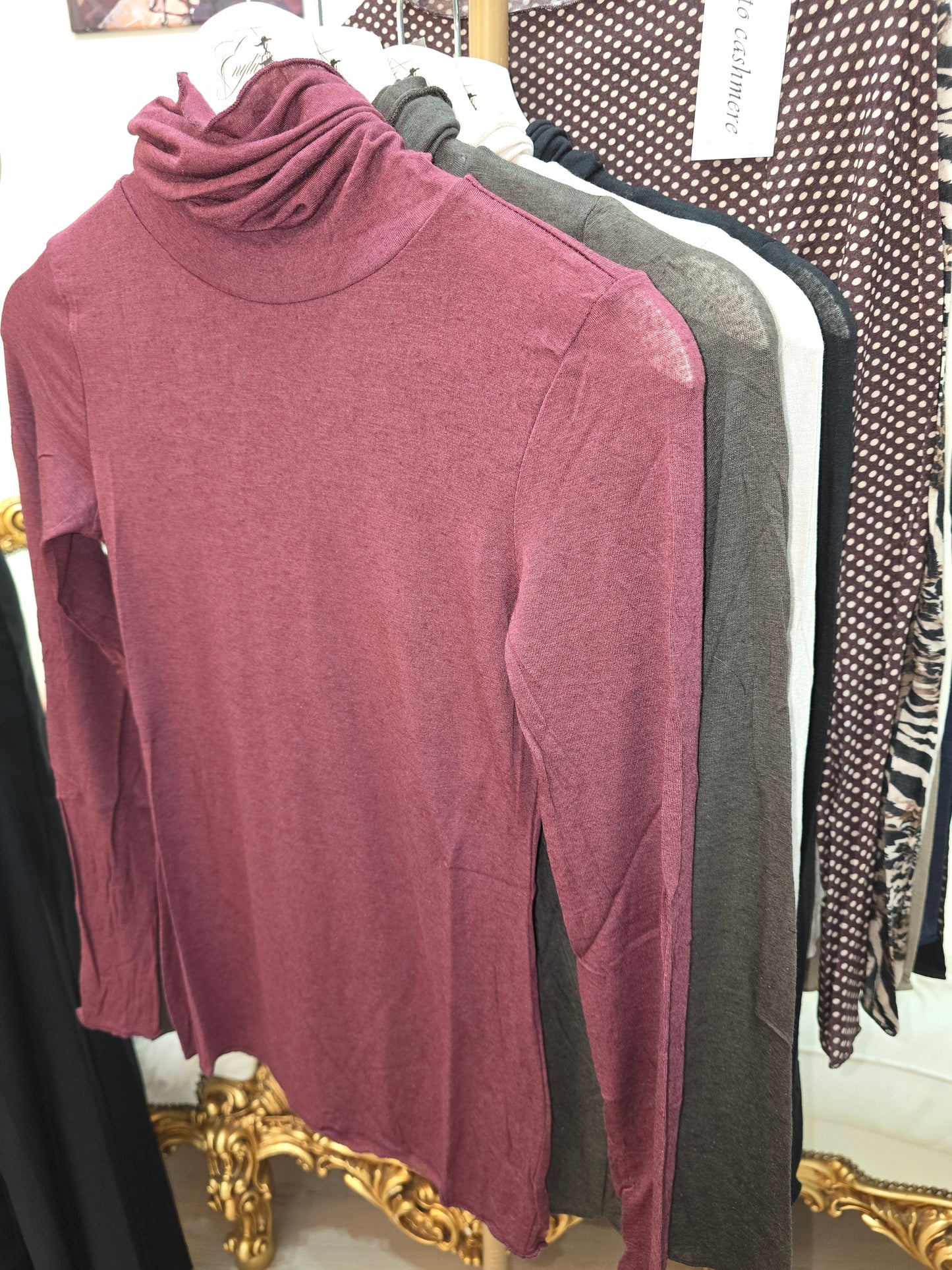 Modal Cashmere Rollkragen