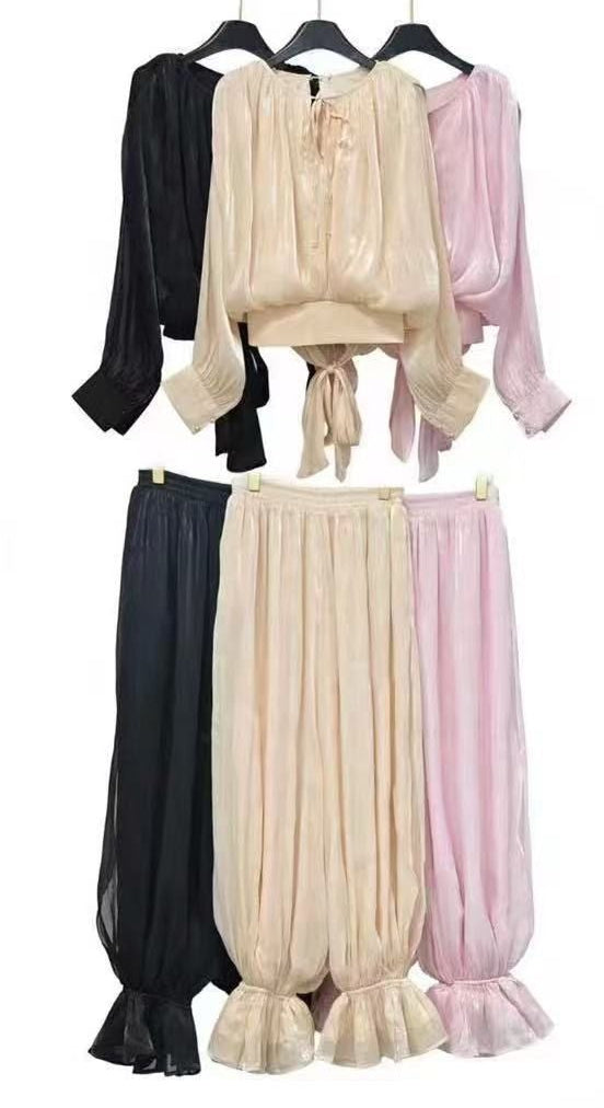 Flowy Satin Set