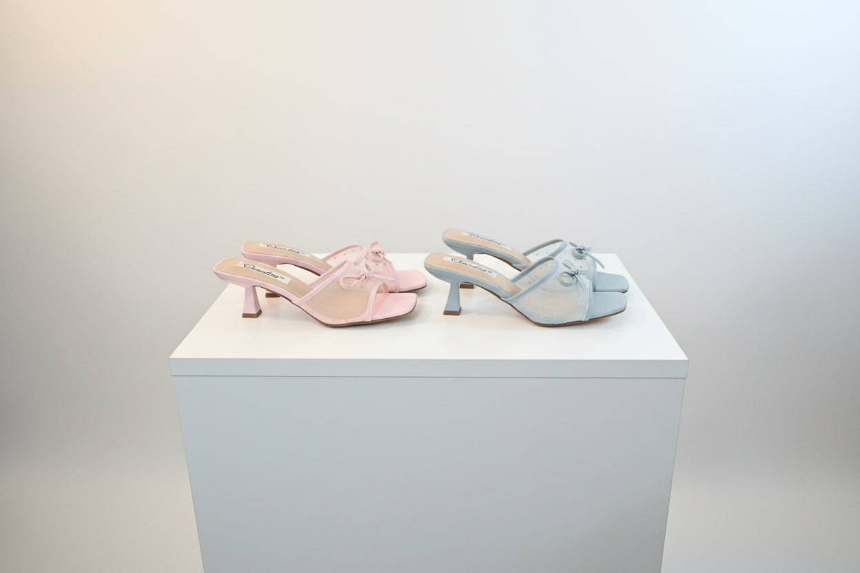 Kitten Heel mit Schleife