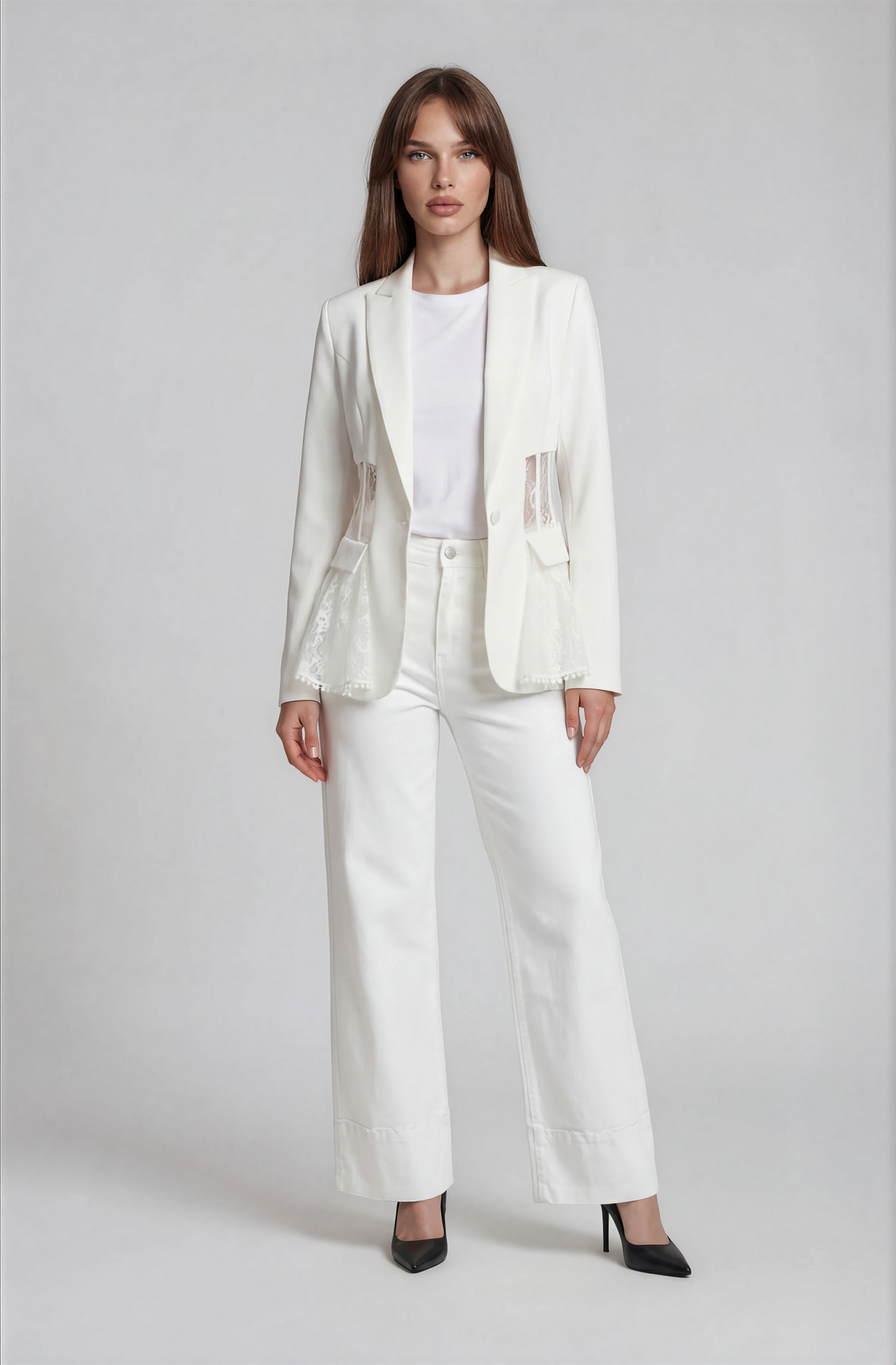 Blazer A Linie mit Spitze
