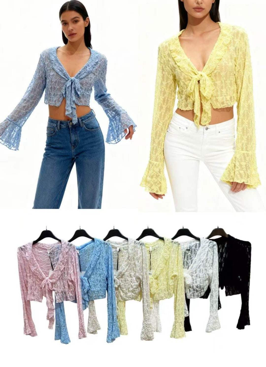 Bolero aus Spitze