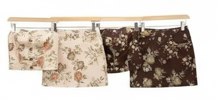 Bandeau Top mit Blumenmuster