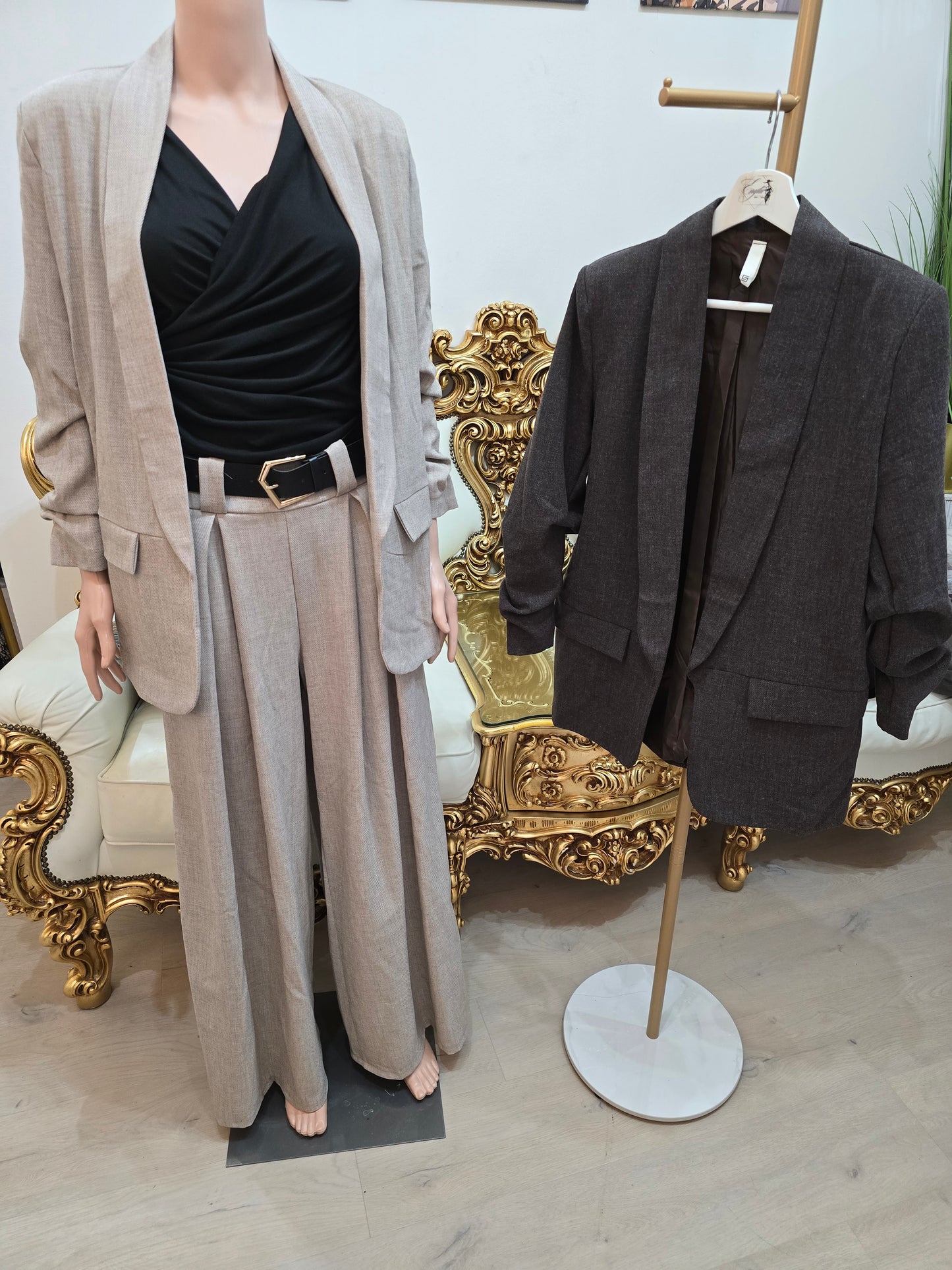 Melierter Blazer