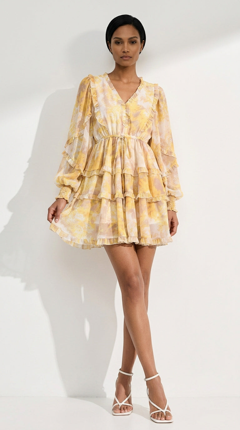 Volantkleid Sonne
