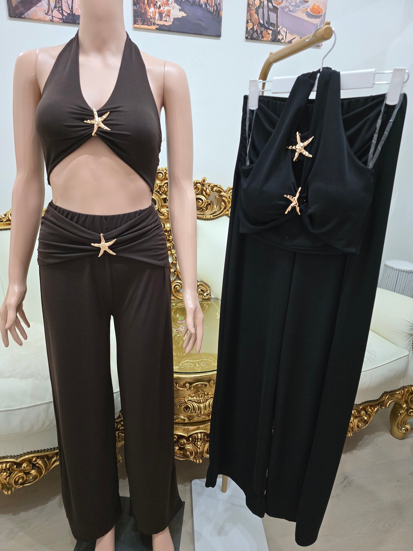 Zweiteiliges Set mit Sterndetail