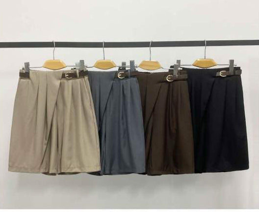 High Waist Bermuda Shorts