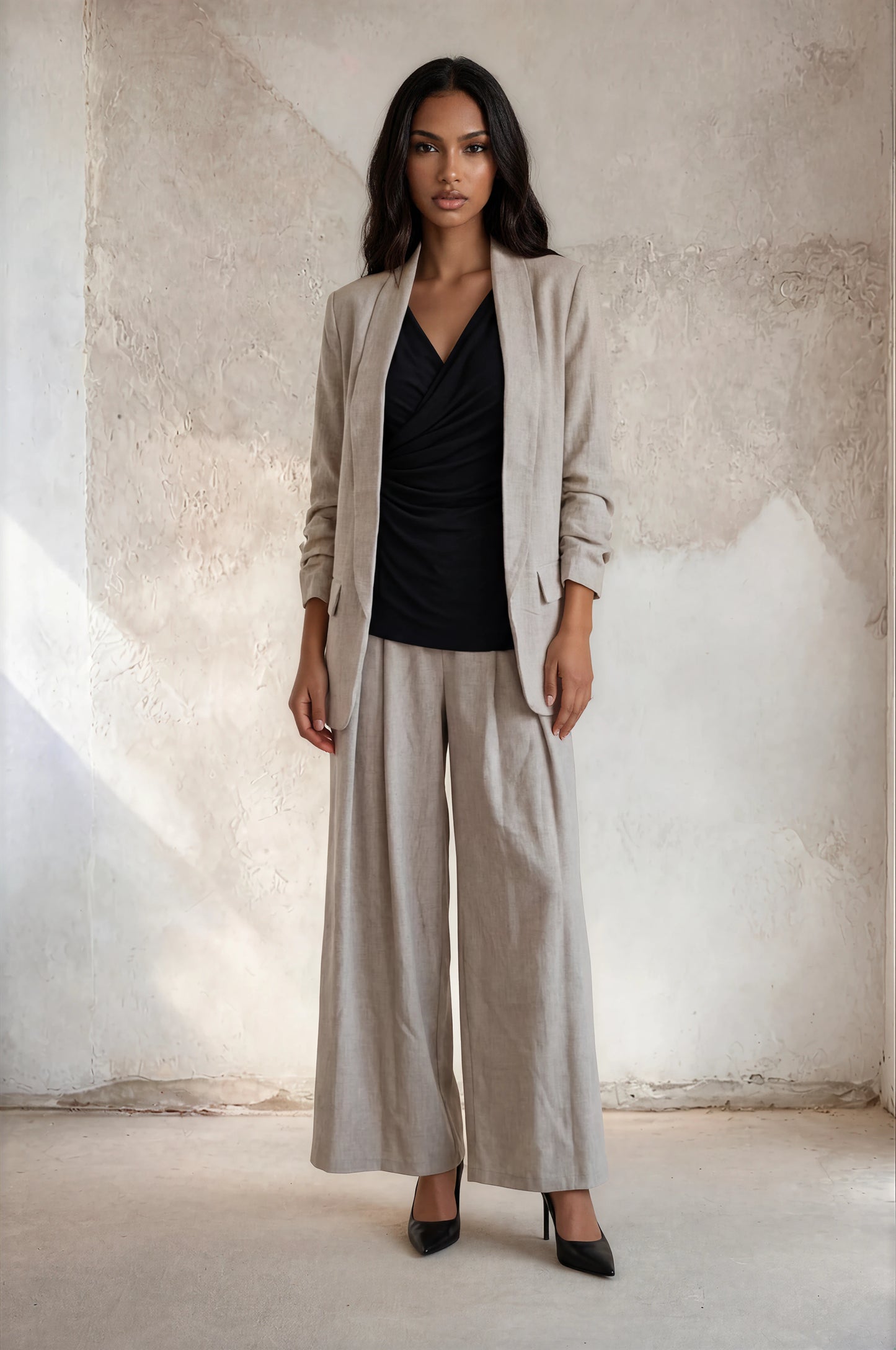 Melierter Blazer