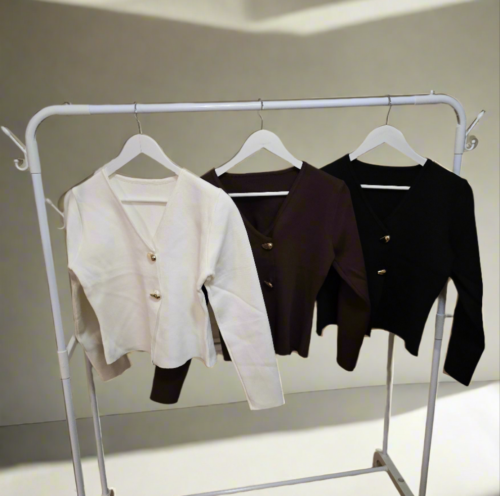 Cardigan mit Goldenen Knöpfen