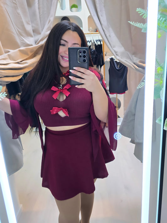 Top mit Schleife am Rücken