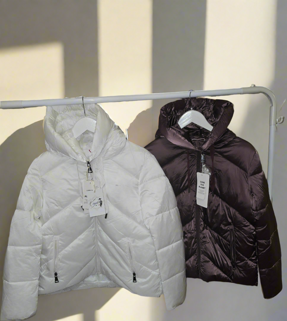 Steppjacke mit Kapuze