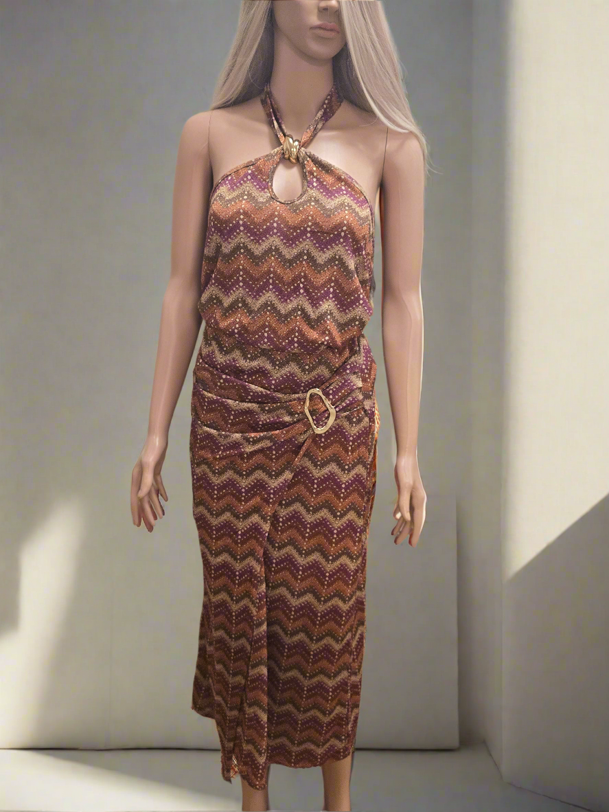 Top mit Golddetail