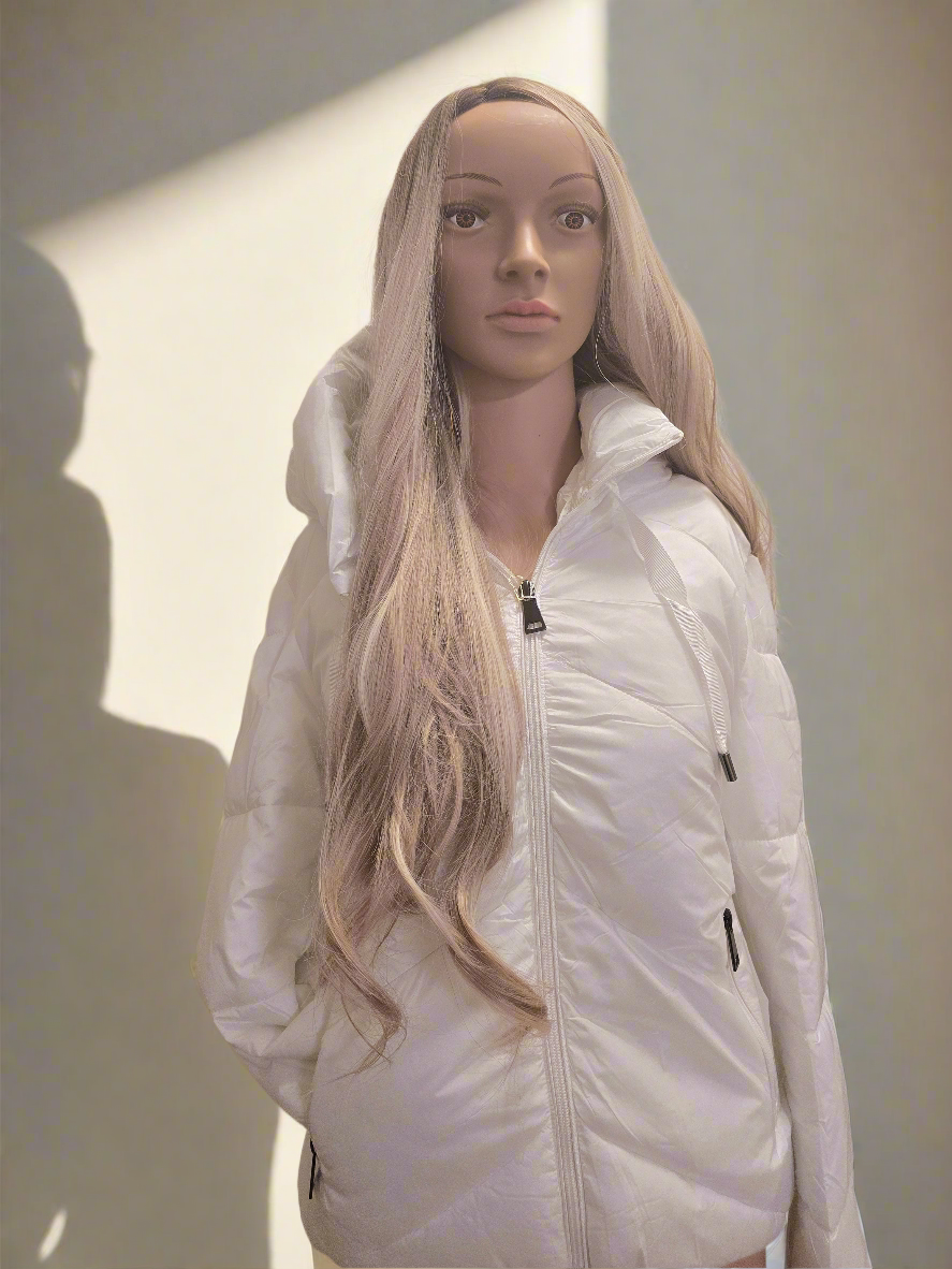 Steppjacke mit Kapuze