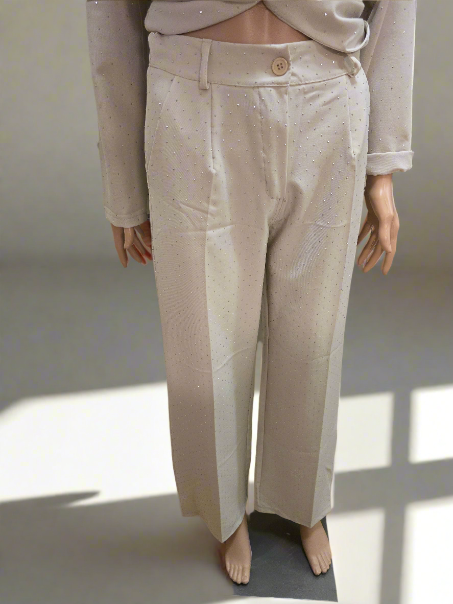 Anzughose mit Strass