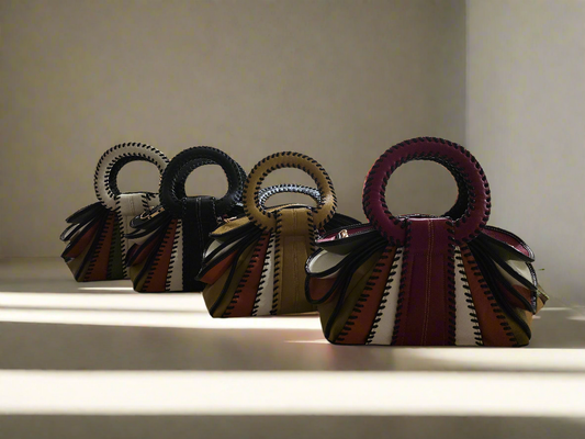 Ringgriff-Tasche im Retro-Look
