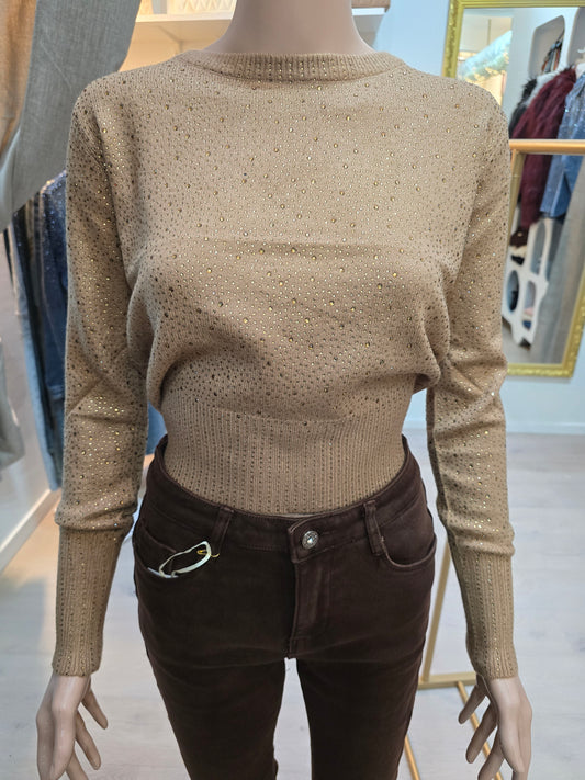 Pullover mit Strass