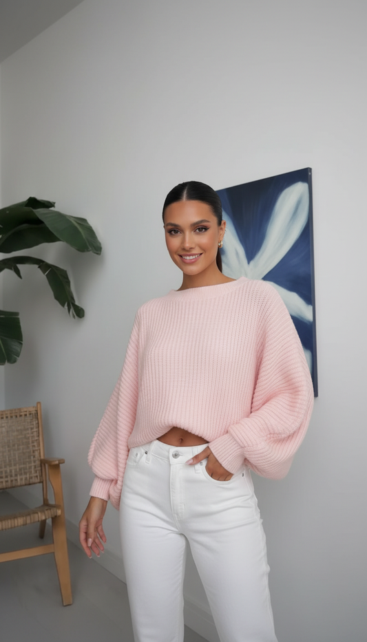 Pullover mit Fledermausärmel