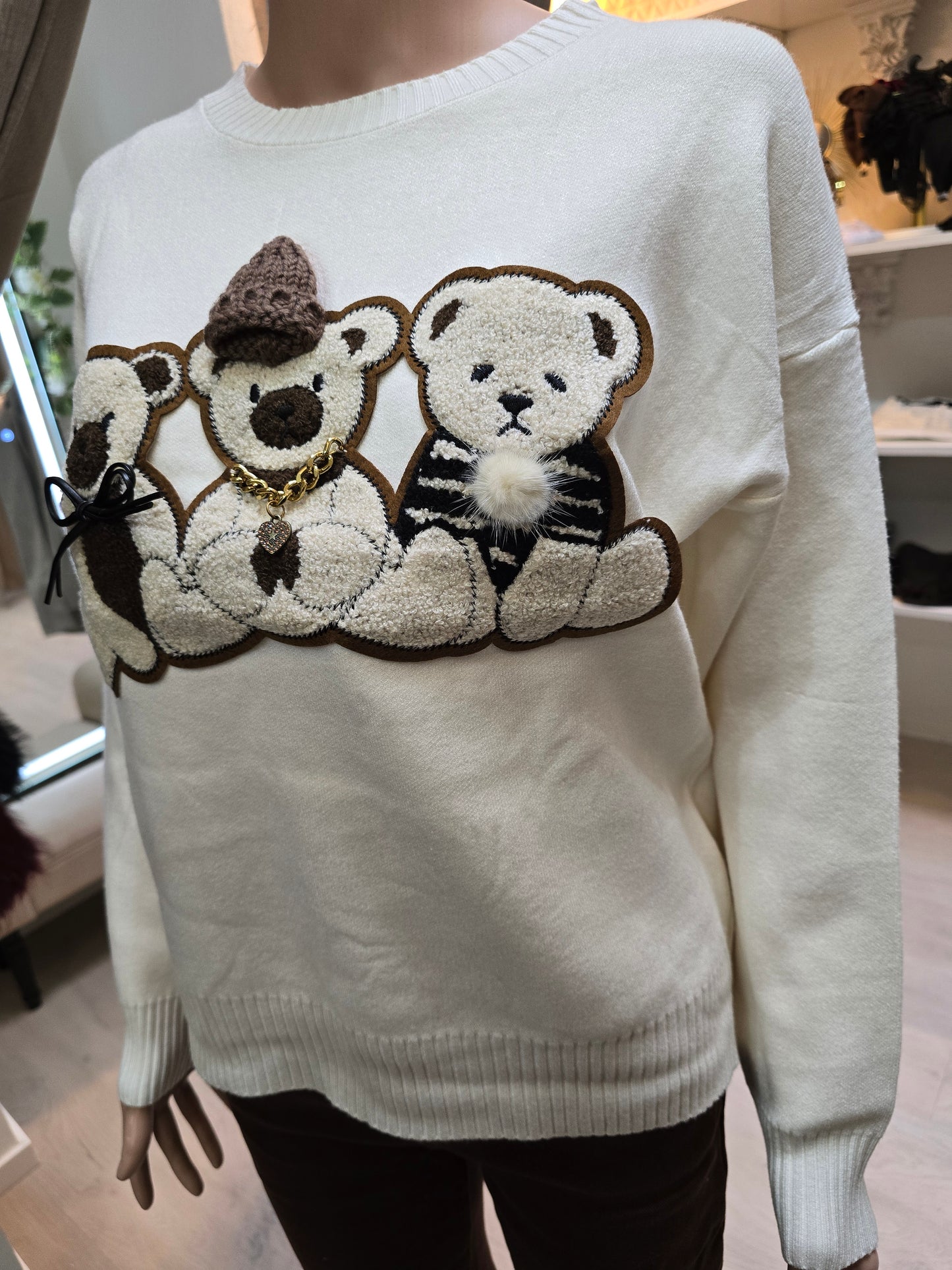 Pullover mit Teddybären