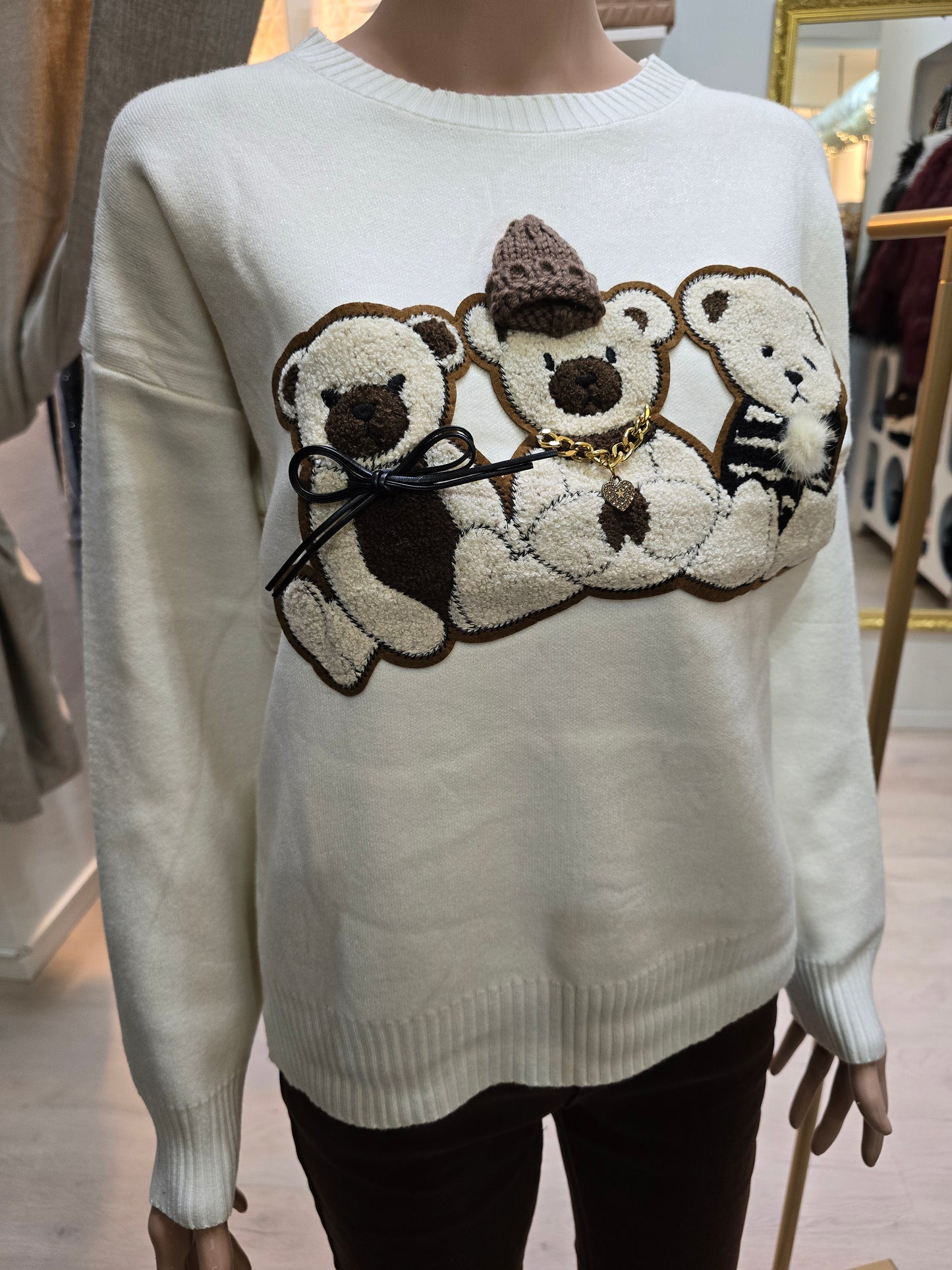 Pullover mit Teddybären
