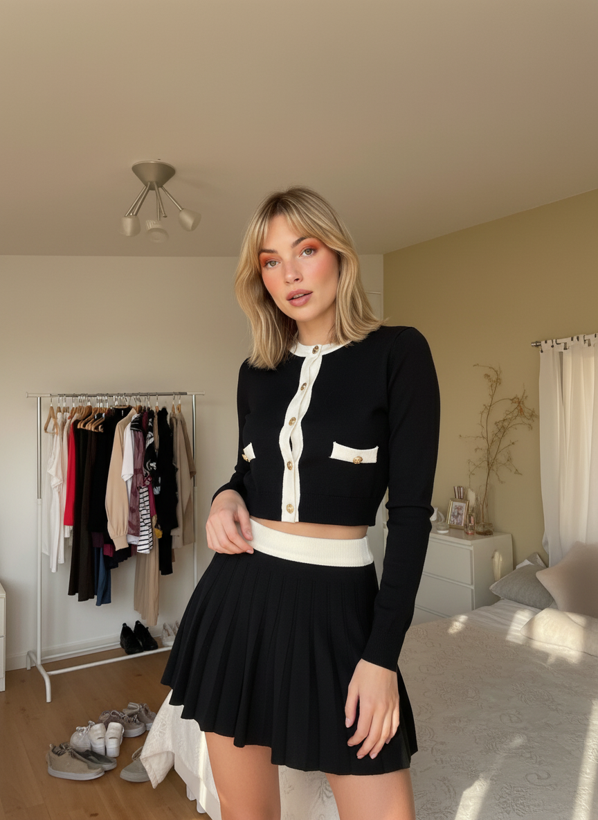 A Linien Rock Set mit Caridgan