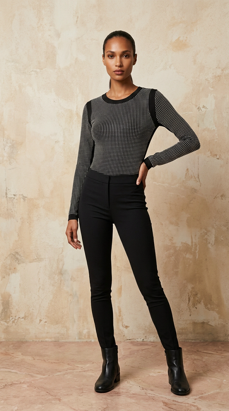 Body mit kleinen Strass
