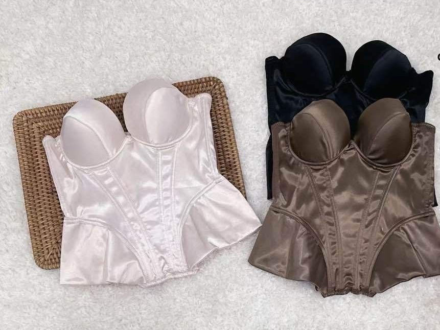 Satin Korsett