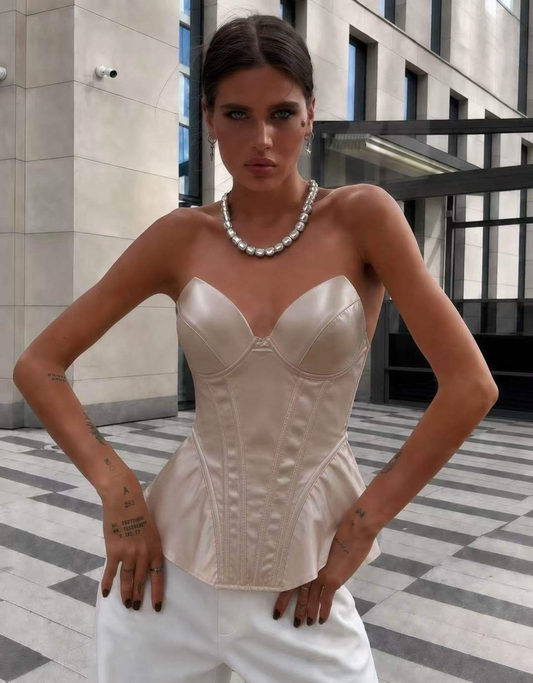 Satin Korsett