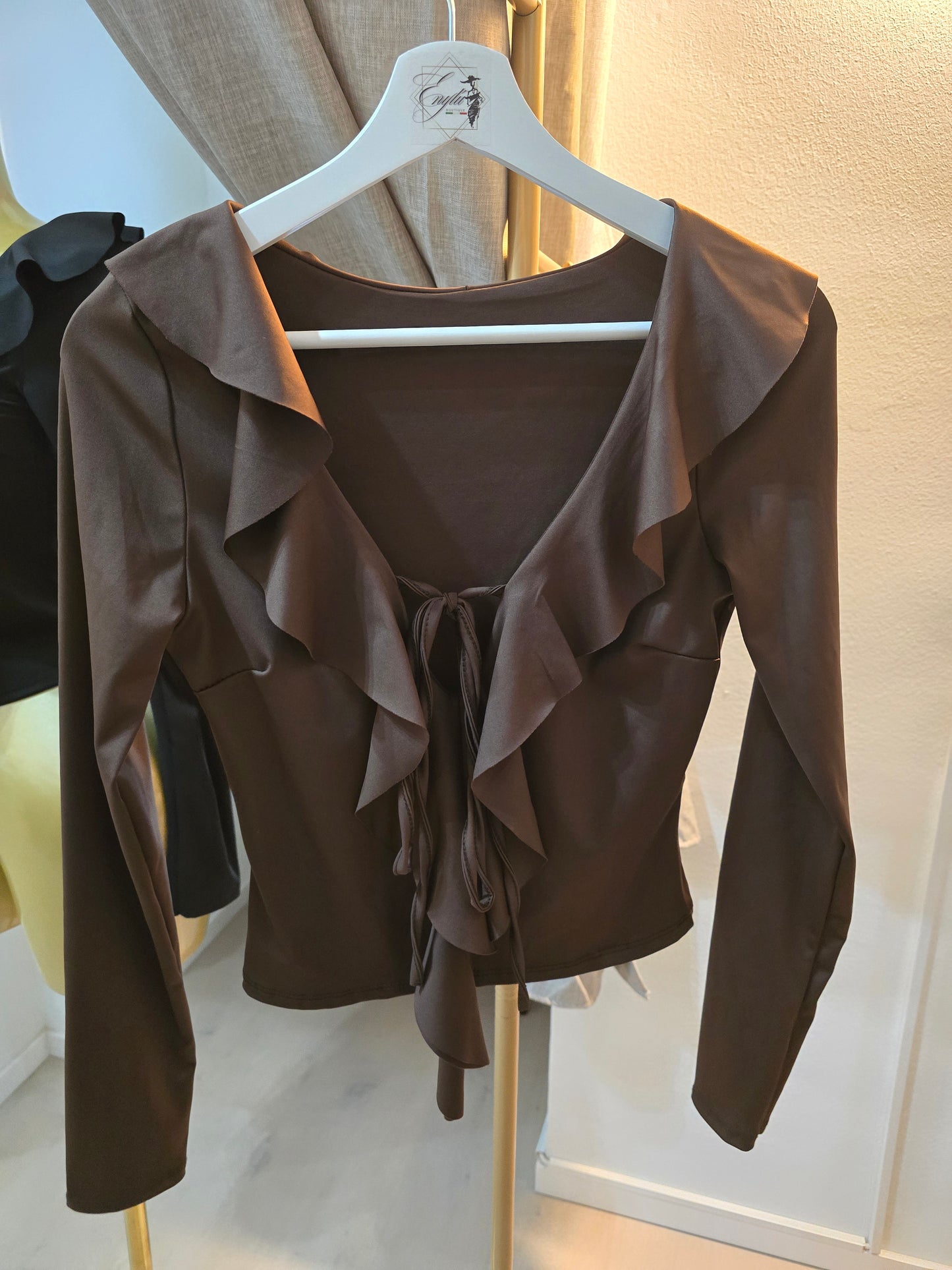 Langärmliges Oberteil Microfaser