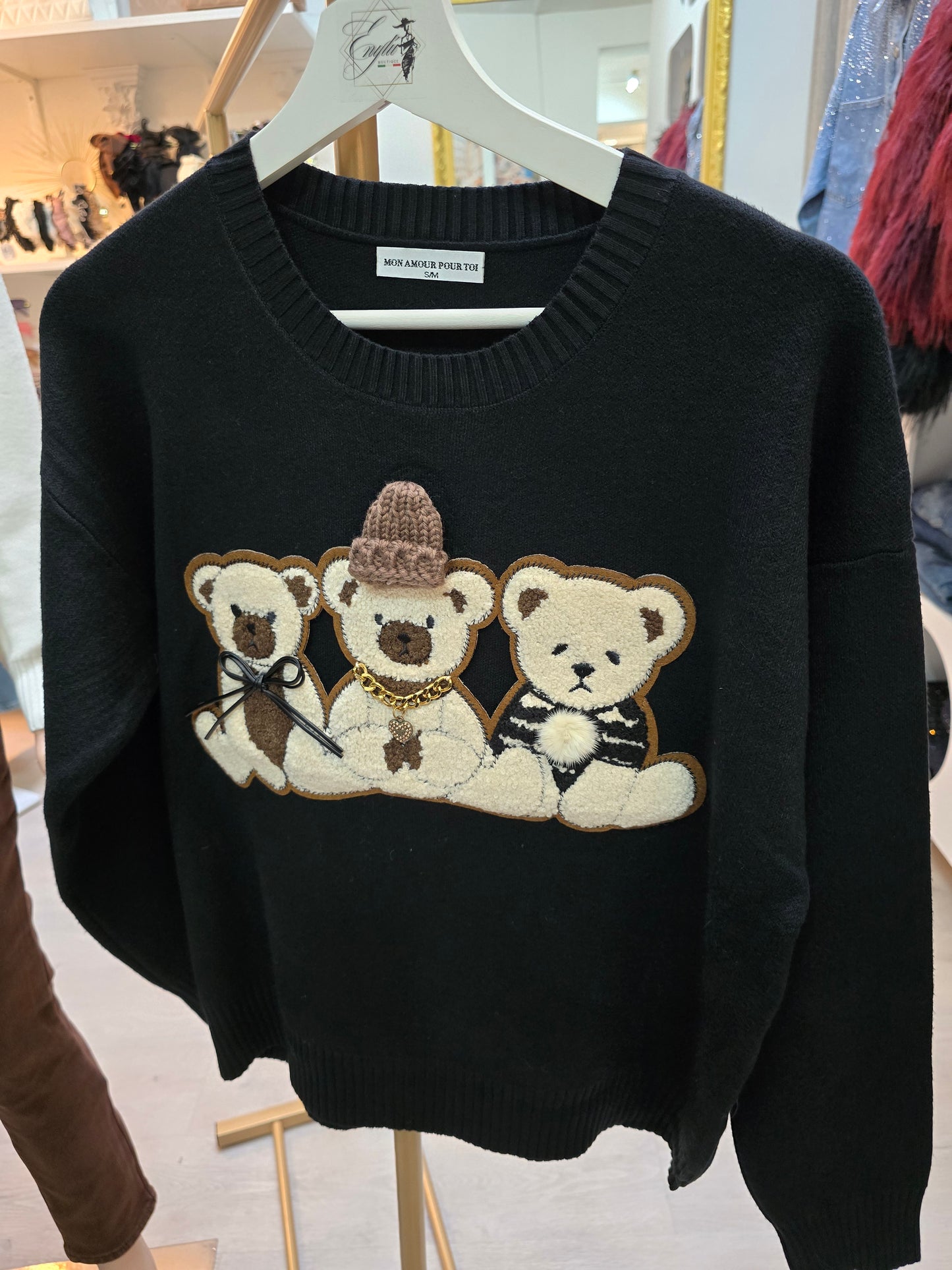 Pullover mit Teddybären