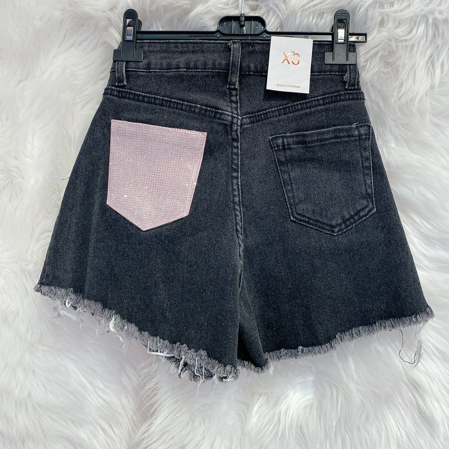 Shorts mit Rosa Tasche