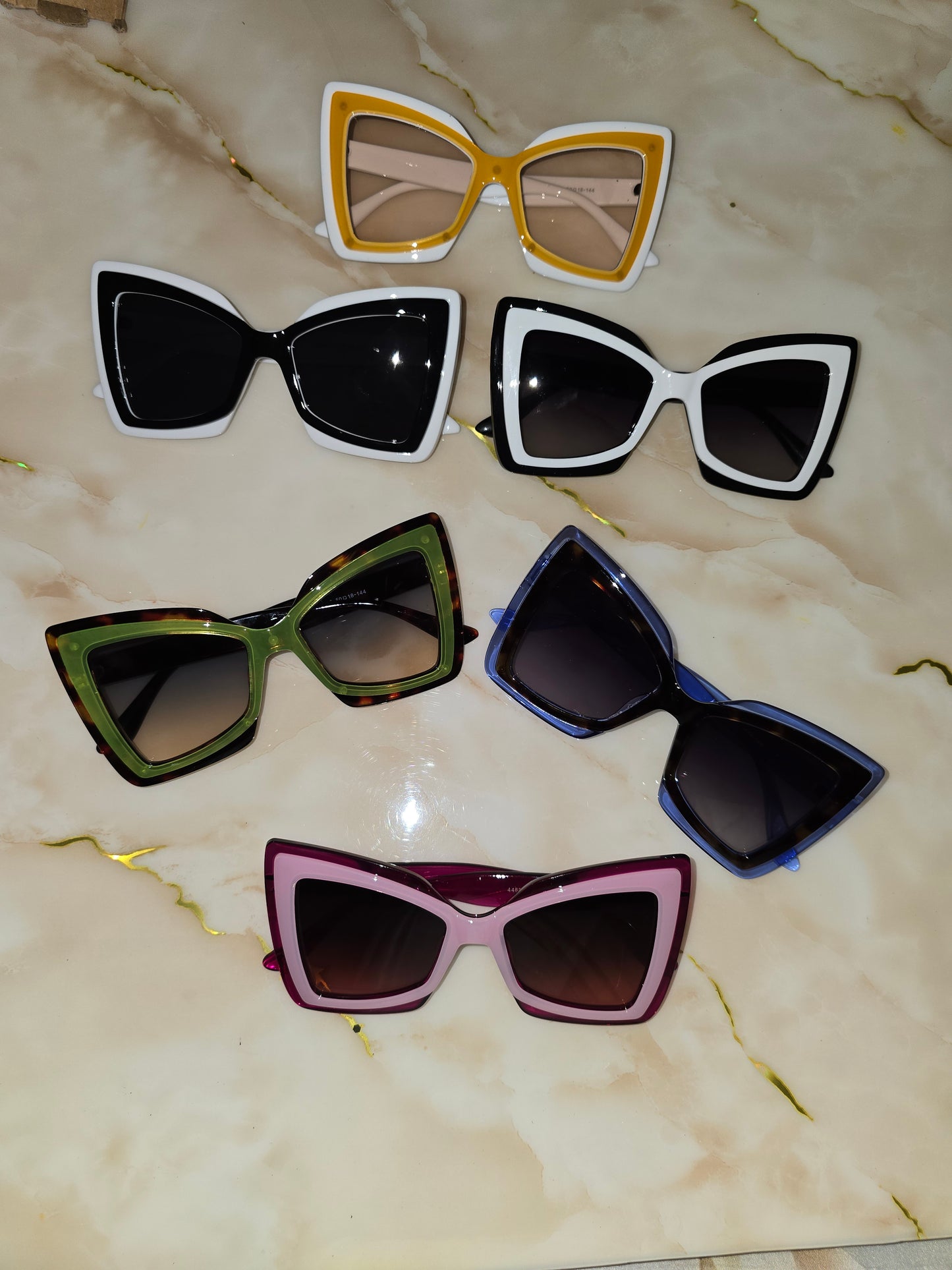 Sonnenbrille Zweifarbig