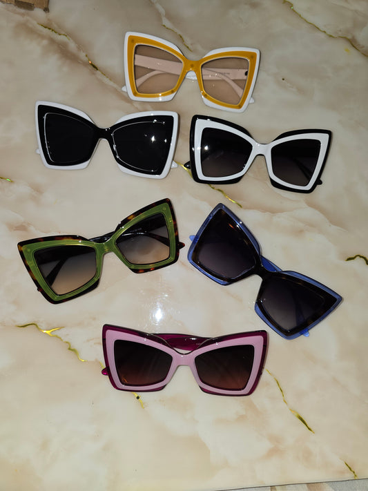 Sonnenbrille Zweifarbig