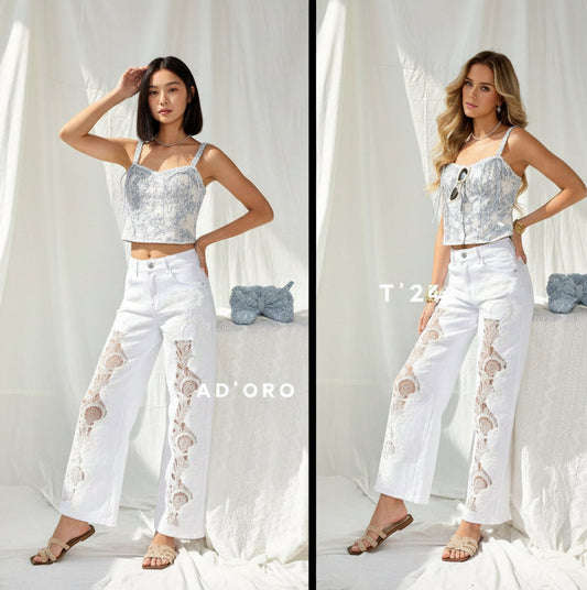 Jeans mit vorderer Spitze