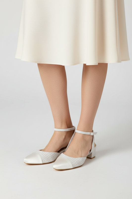 Elegant Tweed Pumps