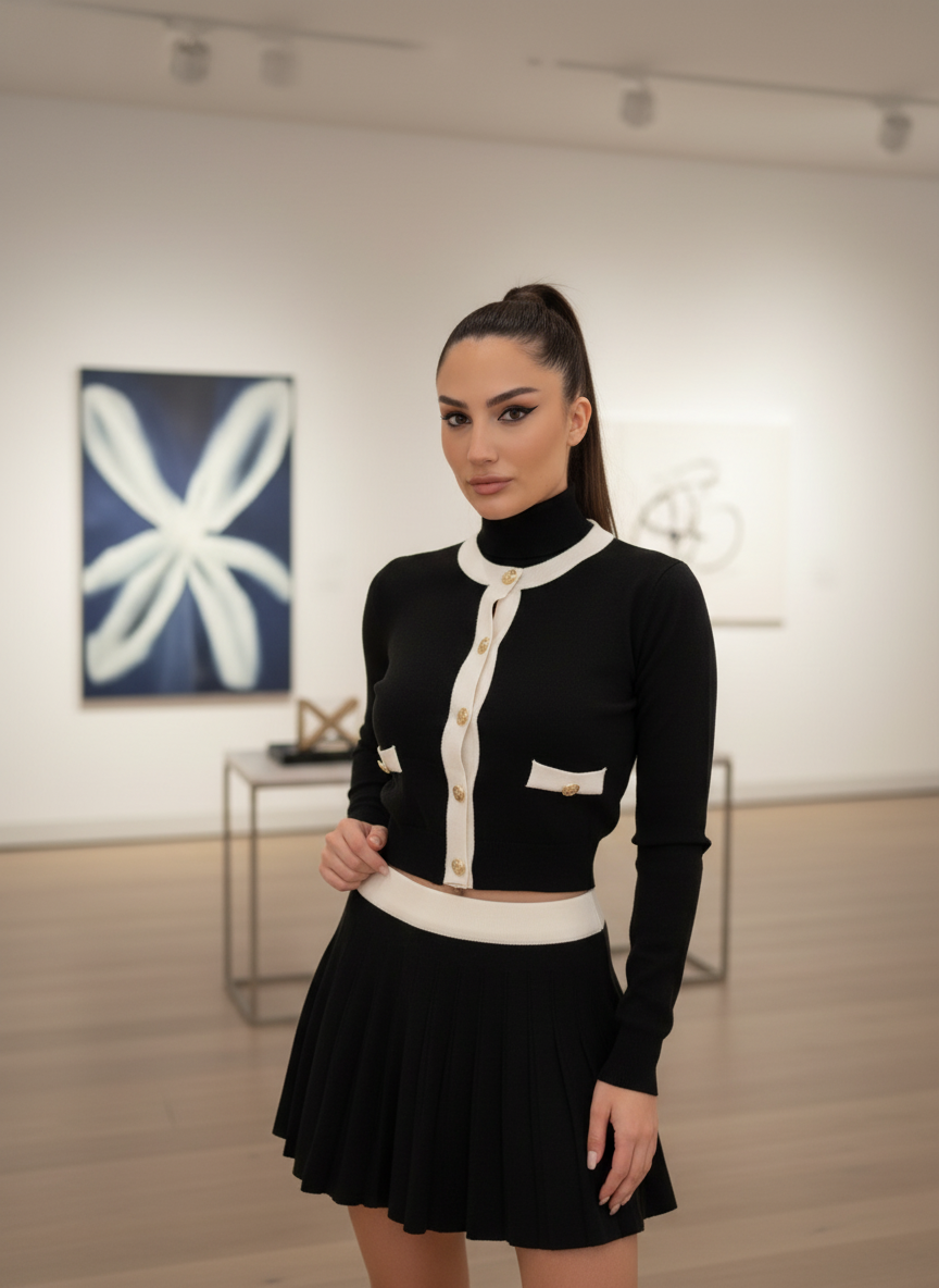 A Linien Rock Set mit Caridgan