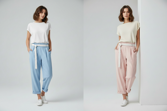 Stoffhose 3/4 mit Fular