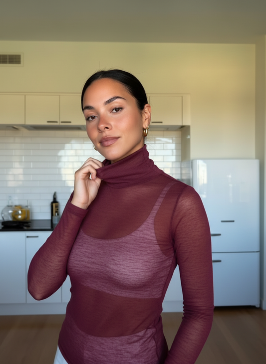 Modal Cashmere Rollkragen