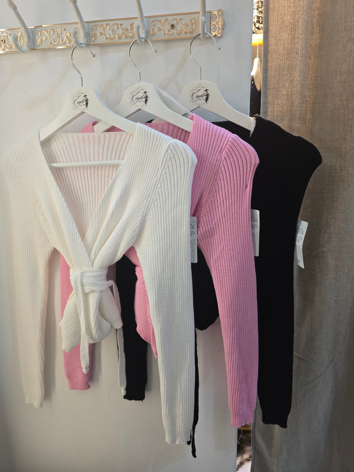 Pullover zum Wickeln