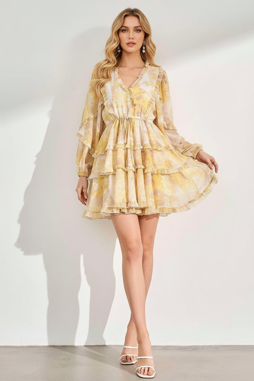 Volantkleid Sonne