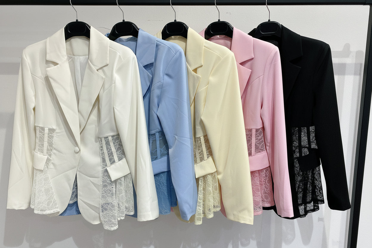 Blazer A Linie mit Spitze