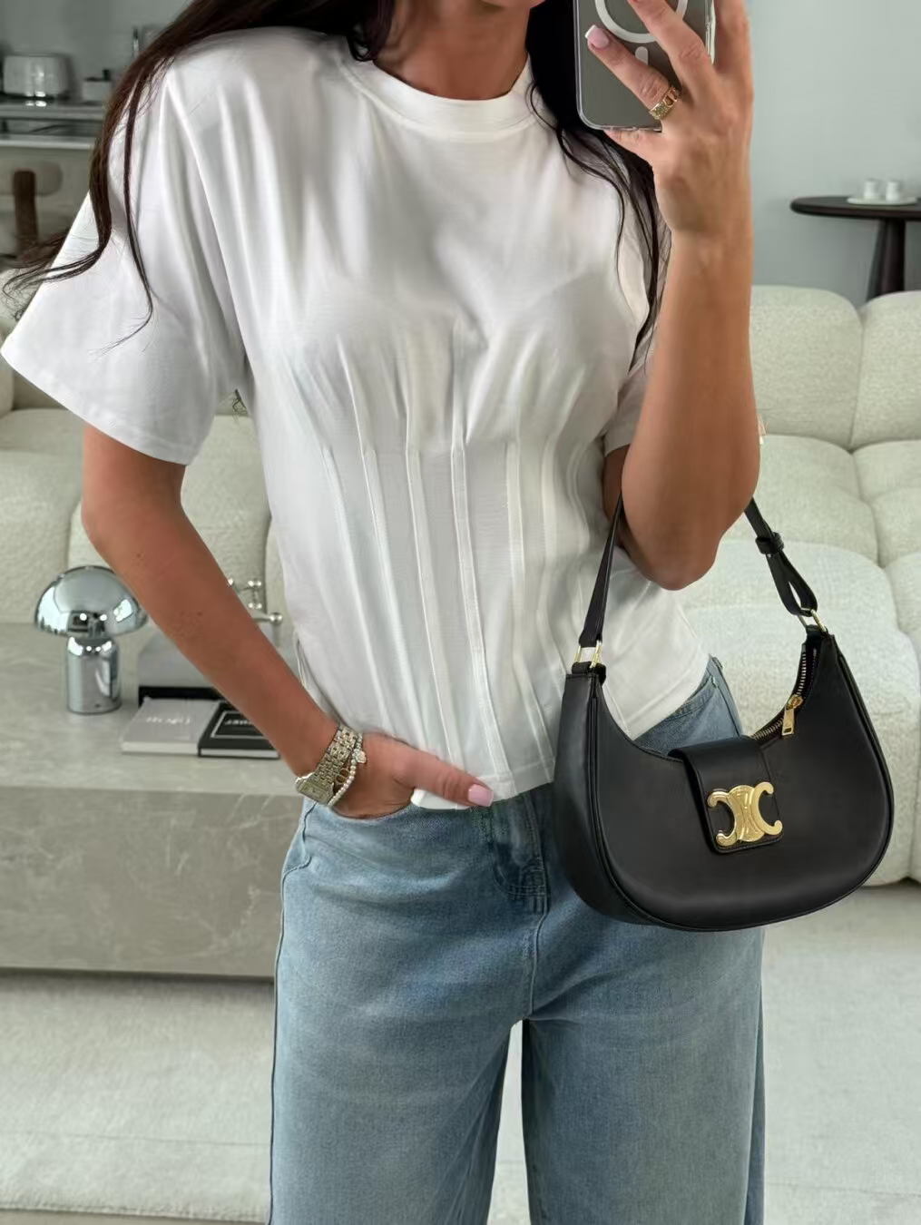 Tshirt im Korsettlook