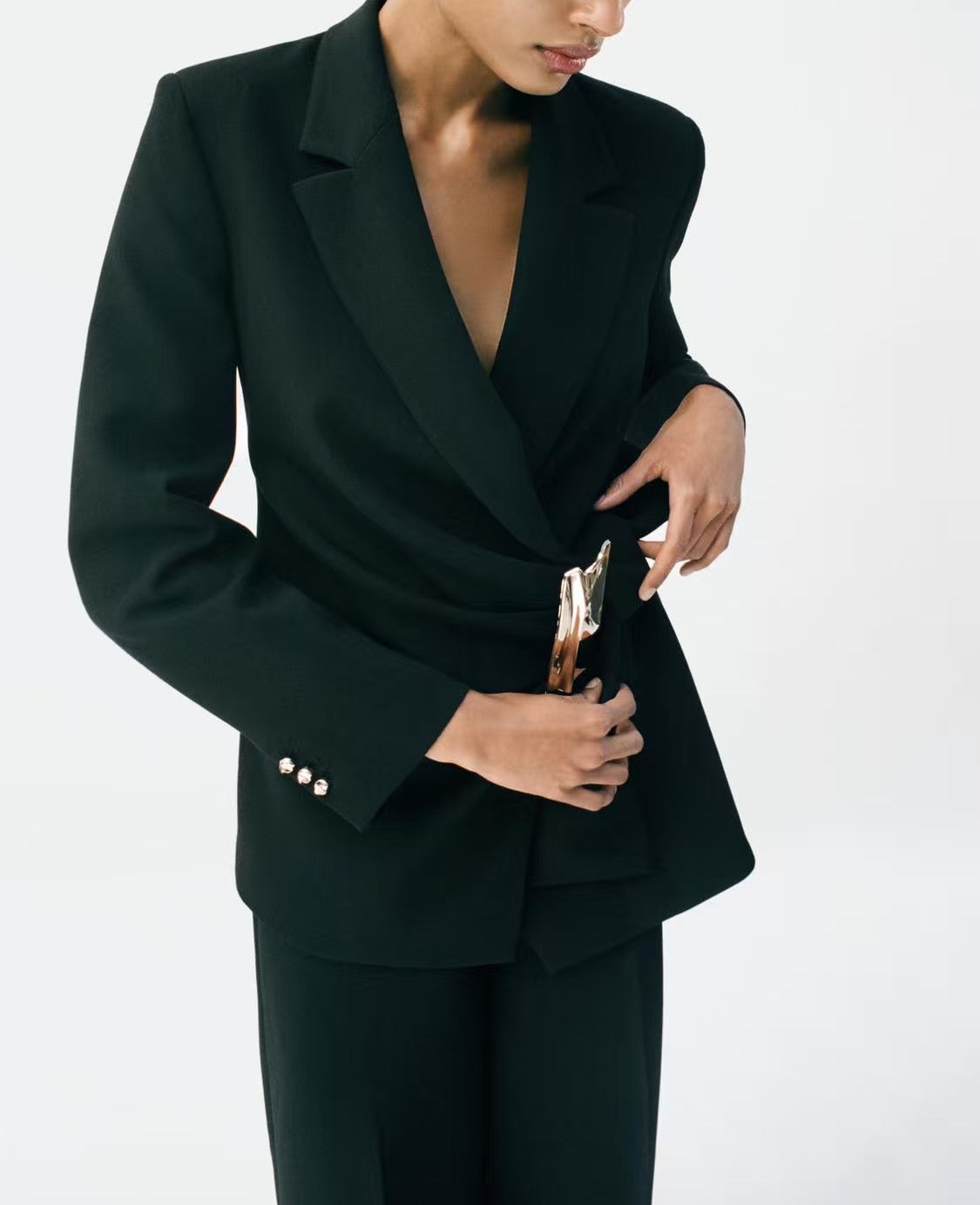 Blazer mit Brosche