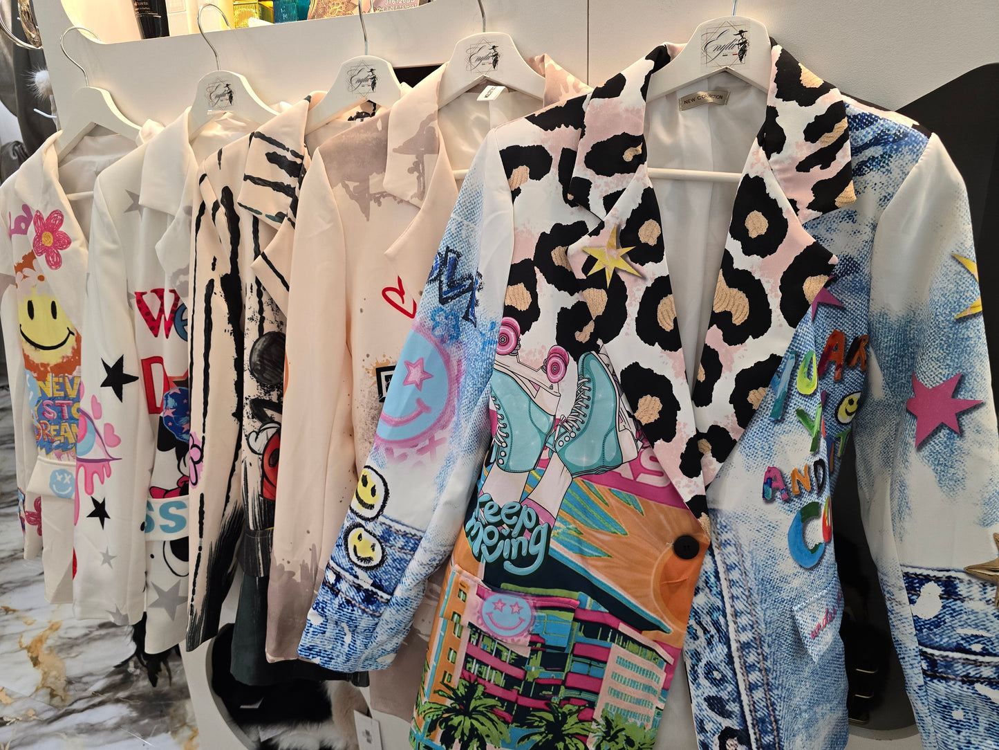 Gemusterter Blazer