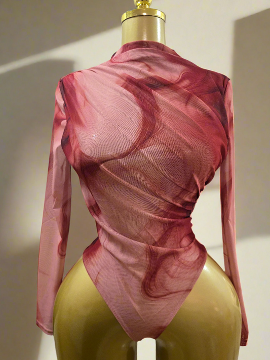 Oberteil mit Bodyverschluss Farbspiel