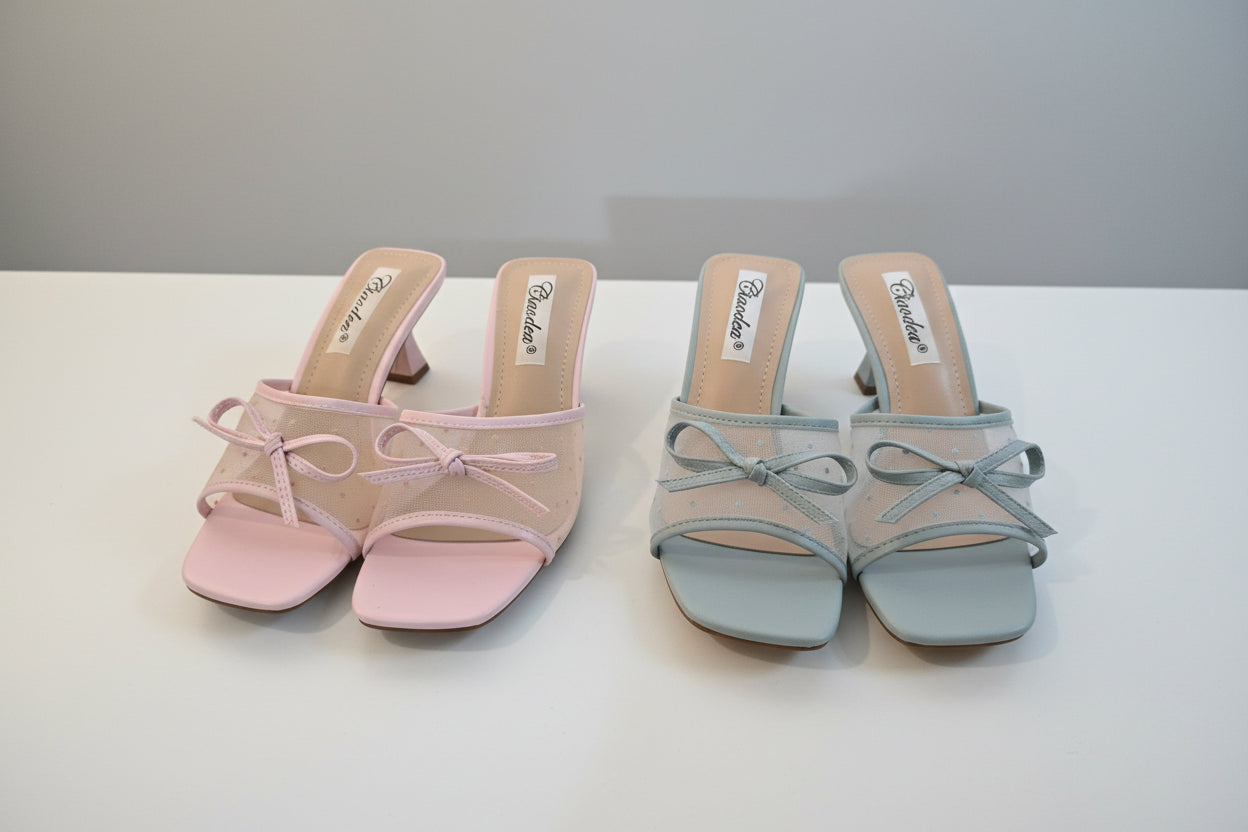Kitten Heel mit Schleife
