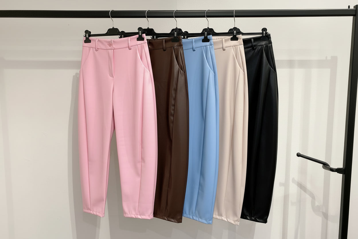Kunstlederhose Balloon