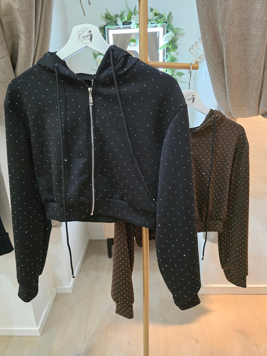 Hoodie mit Strass