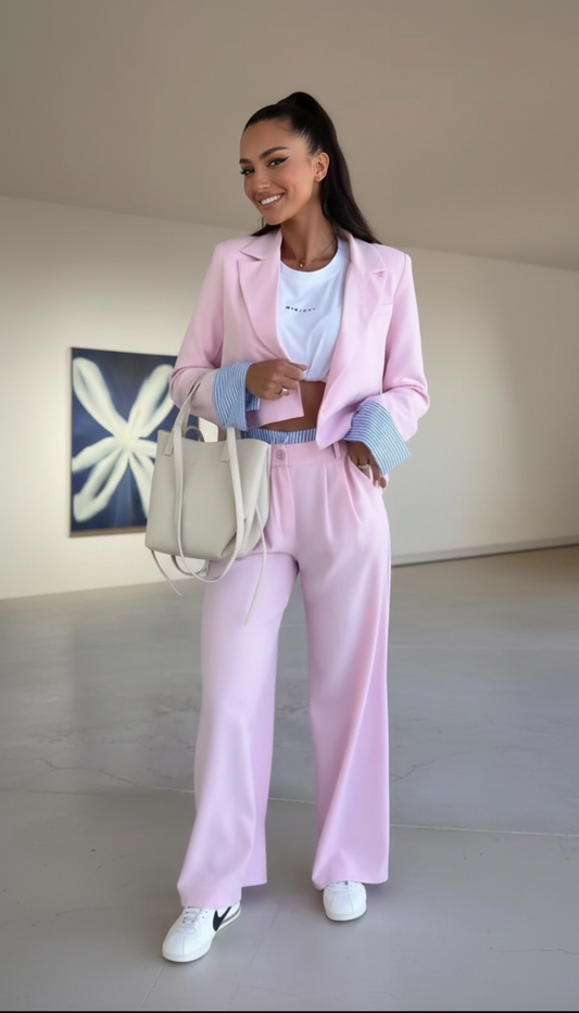 Anzug-Set mit kurzem Blazer